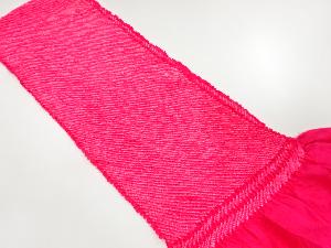 リサイクル　正絹　振袖用絞り帯揚げ